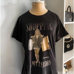 CLUELESS “SHOPPING IS MY CARDIO” TEE 🛍️